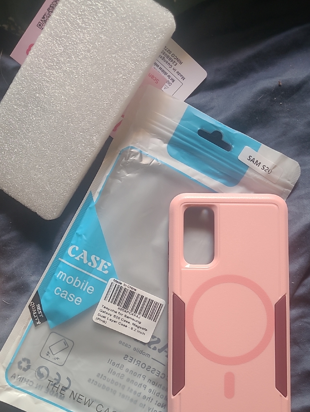 Pink Mobile Phone Case for Samsung S20 (Brand CASE)